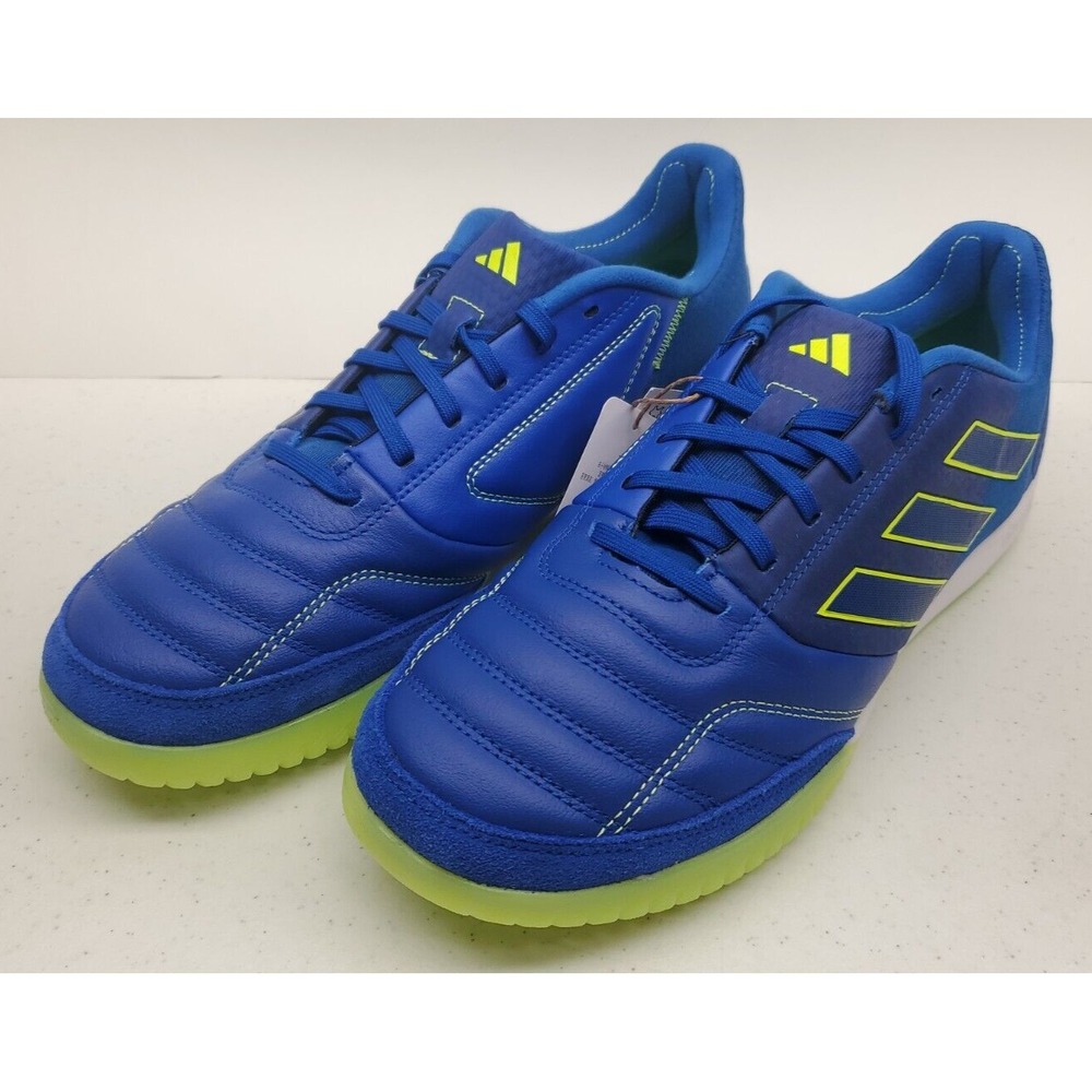 Adidas Top Sala Competition Indoor Soccer Shoes Blue FZ6123 Size 12M NEW - Picture 3 of 9